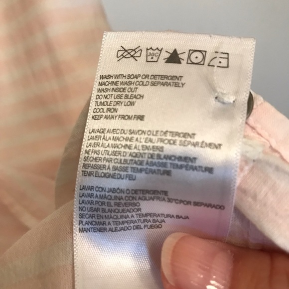 3/20$ QuickSilver 100% cotton striped tunic size medium - Picture 8 of 8